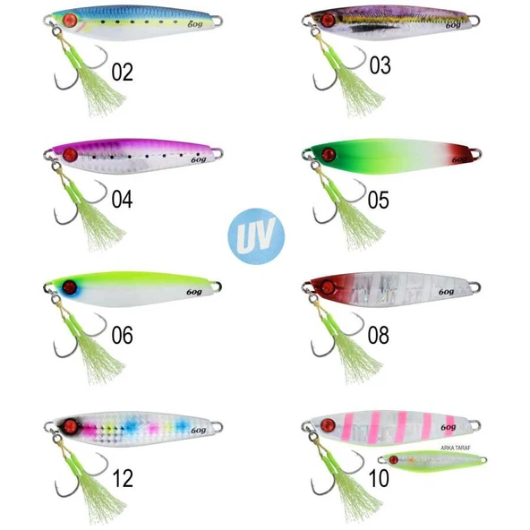 Captain 3634 Emotion Jigger 60gr Light Jig Suni Yem  03 ürün görseli 1