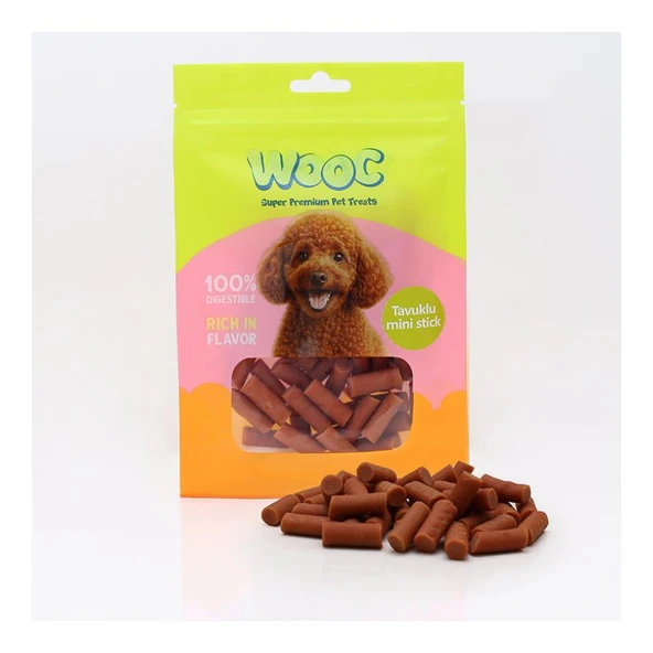Wooc Tavuklu Mini Stick Köpek Ödülü 75 Gr ürün görseli 1