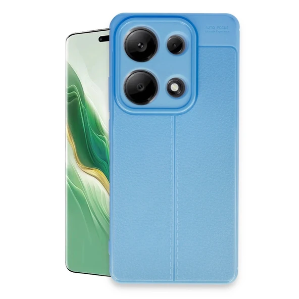 Xiaomi Redmi Note 13 Pro 4g Kılıf Auto Focus Kapak - Mavi ürün görseli 1