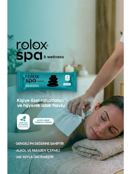 Rolox Spa - 50 Paket - Rahatlatıcı ve Hijyenik Islak Havlu ürün görseli 1