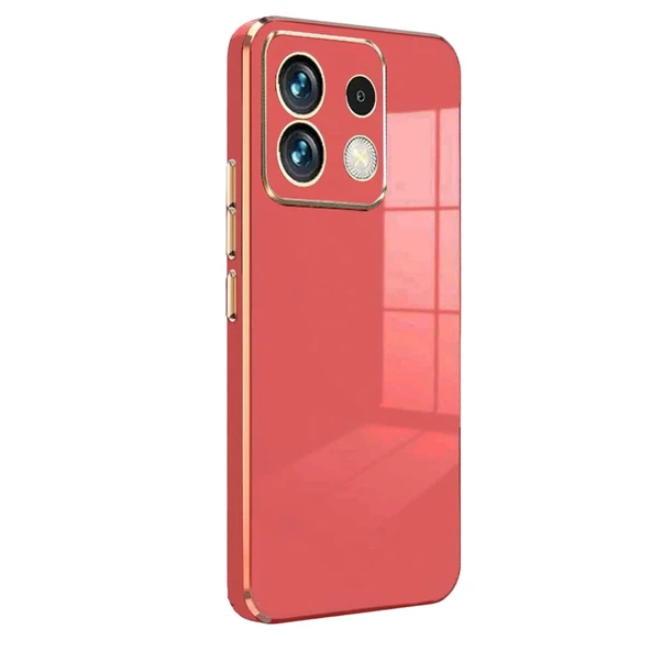 Xiaomi Poco M6 Pro 4g Kılıf Volet Silikon - Kırmızı ürün görseli 1