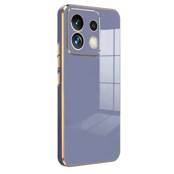 Xiaomi Poco M6 Pro 4g Kılıf Volet Silikon - Mavi ürün görseli 1