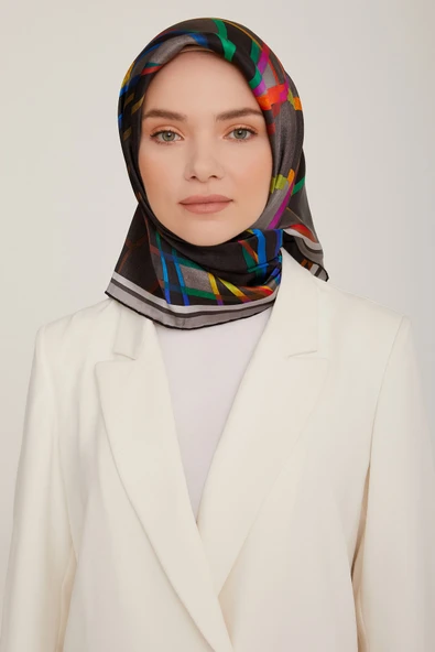 Sura İpek Eşarp (Nostalji Sura) (S) 8843D ürün görseli 1