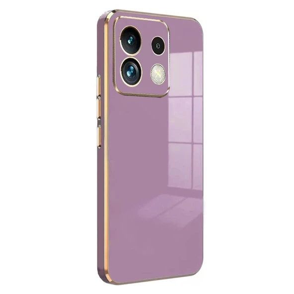 Xiaomi Poco M6 Pro 4g Kılıf Volet Silikon - Mor ürün görseli 1