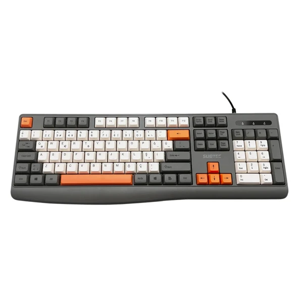 Subtec K-110U Renkli Kablolu Oyuncu Klavyesi - STK001 ürün görseli 1