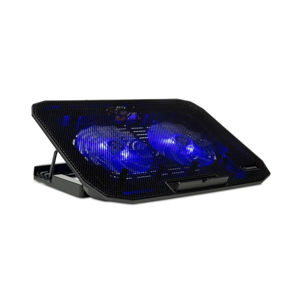 Classone M40 Gaming Laptop Soğutucu Notebook Standı, Mavi LED ,14-15.6-17 Inch Uyumlu, 2 Fan, 2 USB ürün görseli 1