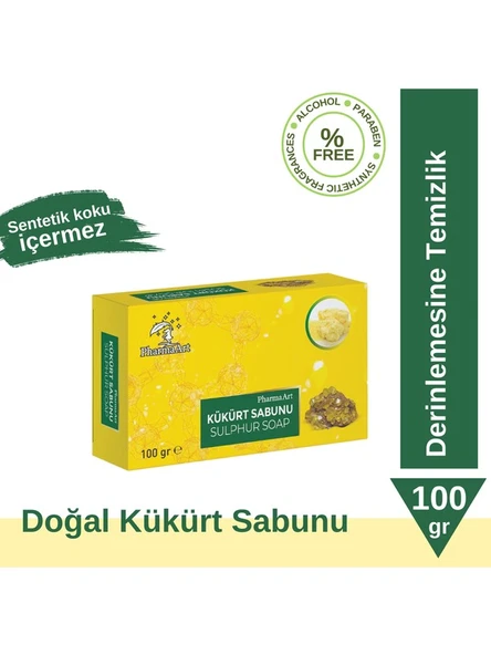 Pharmaart Kükürtlü Sabun 100 gr ürün görseli 1
