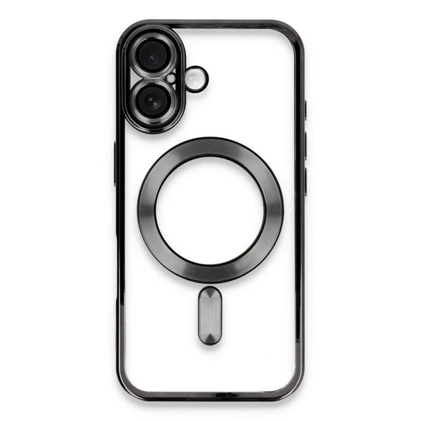 Apple İphone 16 Plus Kılıf Kross Magneticsafe Kapak - Siyah ürün görseli 1