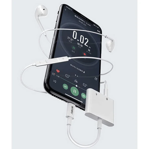 Wiwu LT01 Plus Lightning Ses Adaptörü - Resim 9
