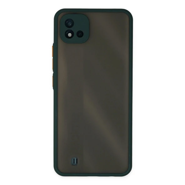 Realme C11 2021 Kılıf Montreal Silikon Kapak - Yeşil ürün görseli 1
