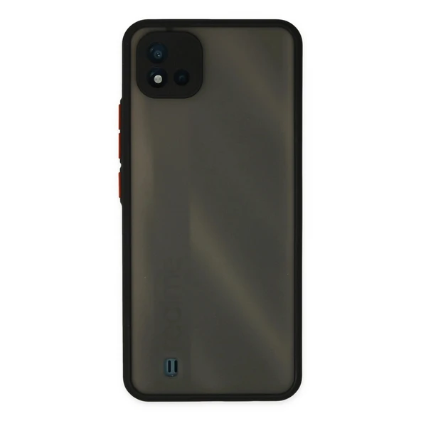 Realme C11 2021 Kılıf Montreal Silikon Kapak - Siyah ürün görseli 1