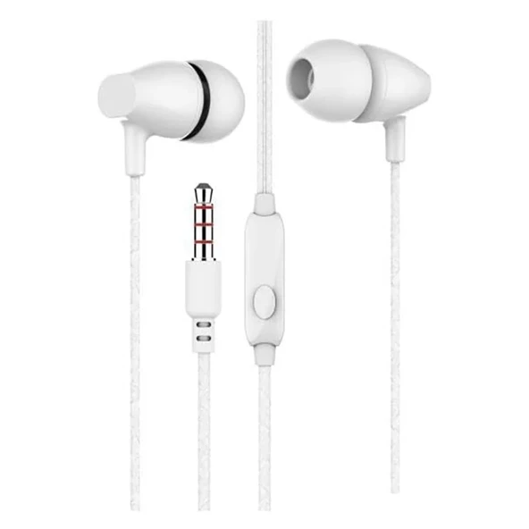 Sunix SX08 Kulakiçi 3.5 mm Kulaklık Beyaz ürün görseli 1