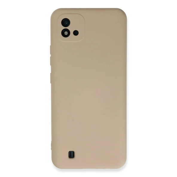 Realme C11 2021 Kılıf Nano İçi Kadife Silikon - Pudra ürün görseli 1