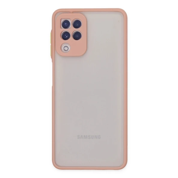 Samsung Galaxy A22 Kılıf Montreal Silikon Kapak - Pembe ürün görseli 1