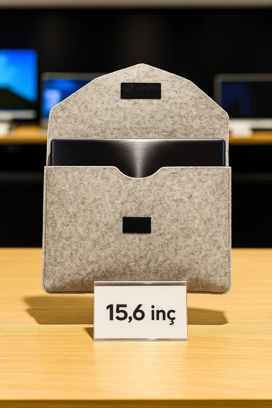 NEWFULL Doly Case 15,6 Inç Laptop / Notebook Kılıf Çantası - Gri ürün görseli 1