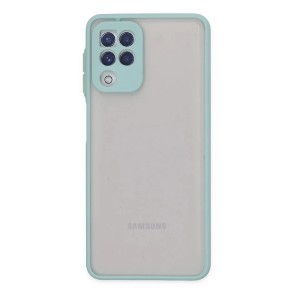 Samsung Galaxy A22 Kılıf Montreal Silikon Kapak - Turkuaz ürün görseli 1