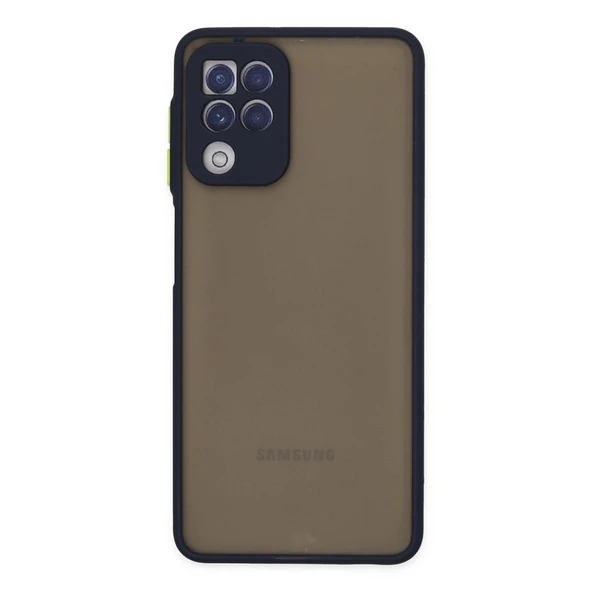 Samsung Galaxy A22 Kılıf Montreal Silikon Kapak - Lacivert ürün görseli 1