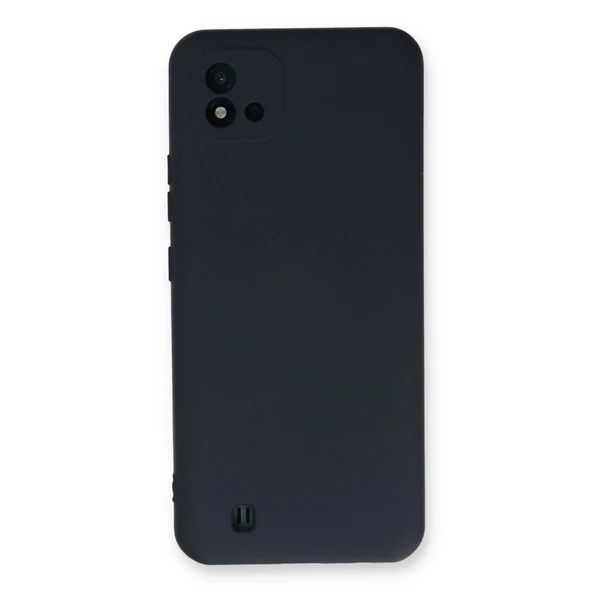 Realme C11 2021 Kılıf Nano İçi Kadife Silikon - Lacivert ürün görseli 1