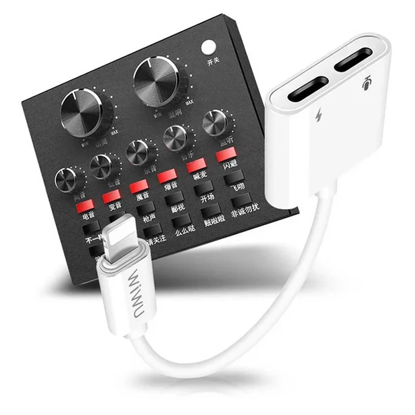 Wiwu LT01 Plus Lightning Ses Adaptörü - Resim 3