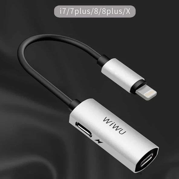 Wiwu LT02 Plus Lightning Ses Adaptörü - Resim 2