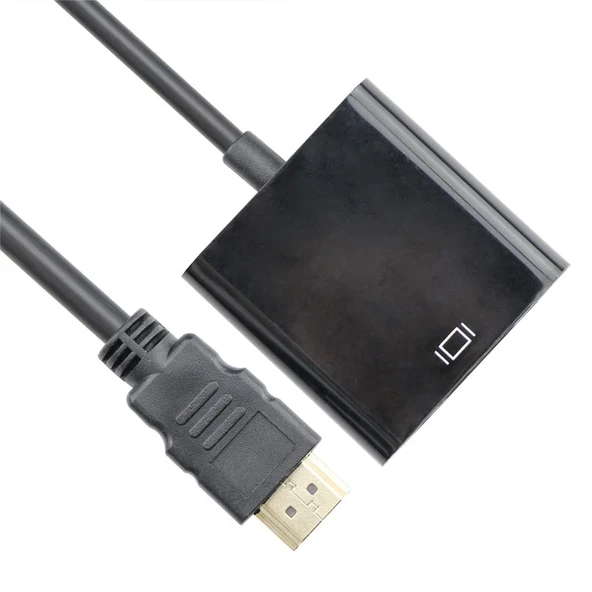 Vcom CG591-B-0.15 Siyah Hdmi Erkek To Vga Dişi Dönüştürücü ürün görseli 1