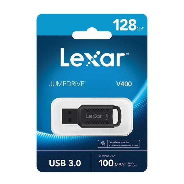 Lexar 128 GB JumpDrive V400 USB 3.0 Flash Sürücü ürün görseli 1