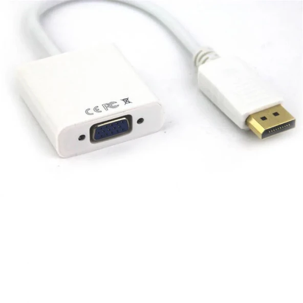 Vcom CG603-0.15 Beyaz Display Port Erkek To Vga Dişi Dönüştürücü ürün görseli 1