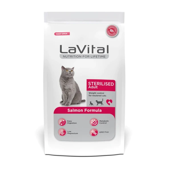 LaVital Somonlu Kısırlaştırılmış Kedi Maması 1 Kg ürün görseli 1