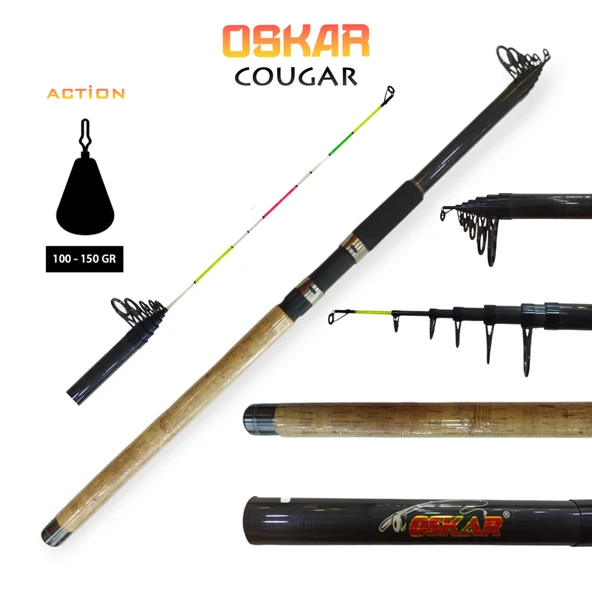 Oskar Cougar Tele Kamış 360cm 100-250g ürün görseli 1