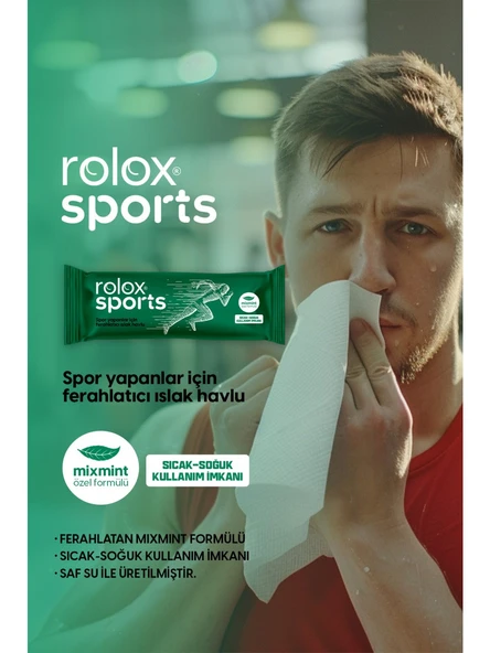 Rolox Sports Ferahlatıcı Islak Havlu 50 Paket ürün görseli 1