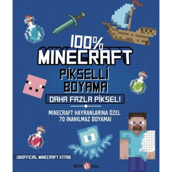 %100 Mınecraft Pikselli Boyama Daha Fazla Piksel ürün görseli 1