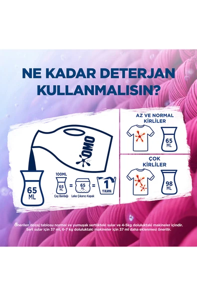 Omo Sıvı Deterjan Active Fresh Cold Power Renkliler 1690 ml X2 - Resim 5
