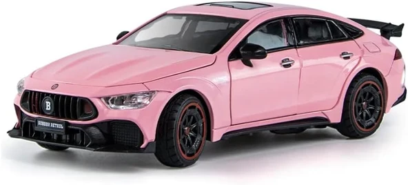 Hobbiez World Mercedes AMG GT 63 Brabus Pembe 1/24 Model Araba ürün görseli 1