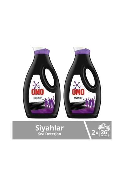 Omo Sıvı Active Cold Power Siyahlar Için Çamaşır Deterjanı 1690 ml x 2 Adet ürün görseli 1