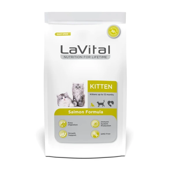 LaVital Kitten Somonlu Yavru Kedi Maması 1 Kg ürün görseli 1