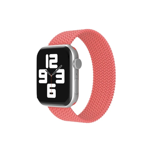 Apple Watch 42mm Ayarlı Solo Silikon Kordon - Pembe ürün görseli 1