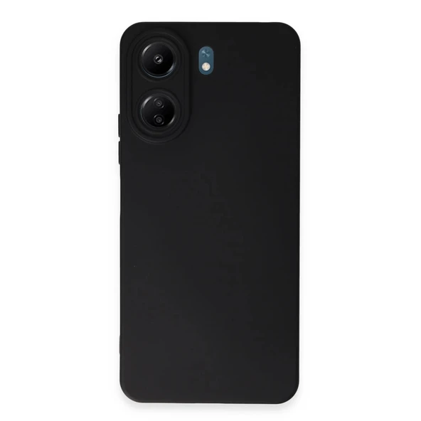 Xiaomi Redmi 13c Kılıf Nano İçi Kadife Silikon - Siyah ürün görseli 1