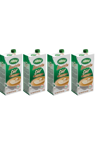 Sütaş Barista UHT Milk 1 Litre X 4 Adet ürün görseli 1