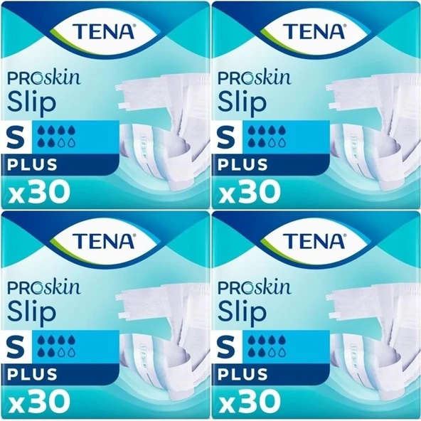 Tena Proskin Slip Plus Bel Bantlı Yetişkin Bezi S - Küçük - Small 120 Adet ürün görseli 1