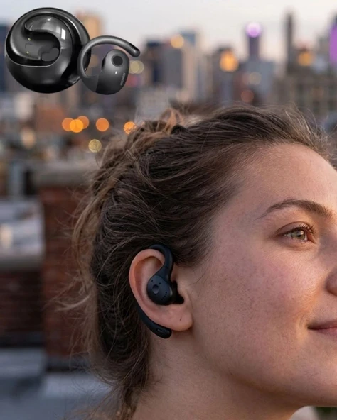 Hifi Ses Kablosuz Kulaklık Dokunmatik Kontrol Bluetooth Kulaklık ürün görseli 1