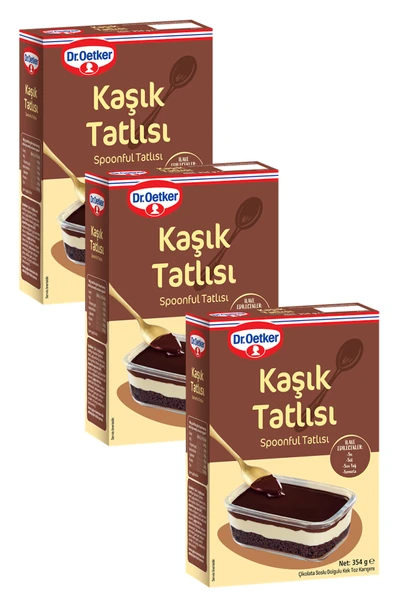 Dr. Oetker Kaşık Tatlısı (Spoonful Tatlısı) 354 Gr x 3 Adet ürün görseli 1