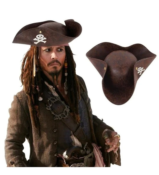 Vinleks Kaptan Jack Korsan Şapkası - Resim 3