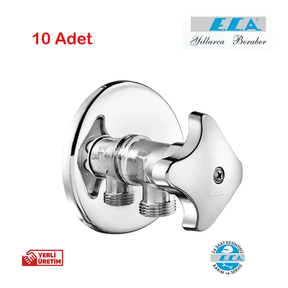 E.C.A. 10 Adet Filtreli Ara Musluk 102111128 Poşet Ambalaj ürün görseli 1