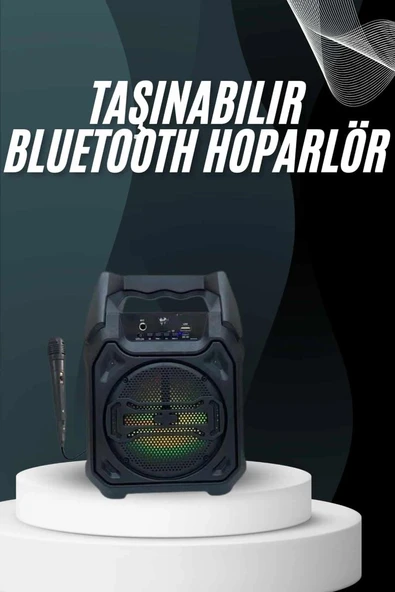 Yeni Nesil Bluetooth Hoparlör Usb Tf Kart Girişli Çoklu Bağlantı ürün görseli 1