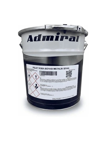 Admiral Pelet Soba Boyası Metalik Siyah 2.5 Kg ürün görseli 1