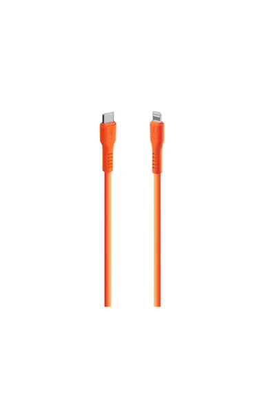 ttec USB-C - Lightning Hızlı Şarj Kablosu 120cm Neon Turuncu ürün görseli 1