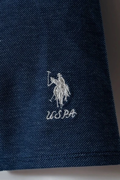 U.S. Polo Şortlu Takım USB2966 Ekru - Resim 3
