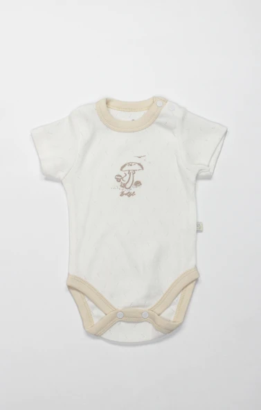 Bistyle Body Yarım Kol My Favorite Zoo 17184 Ekru ürün görseli 1
