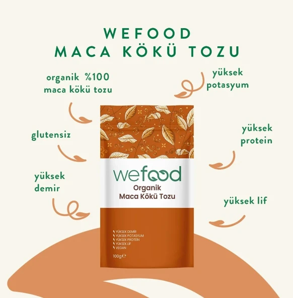Wefood Maca Tozu 100 Gr - Resim 2