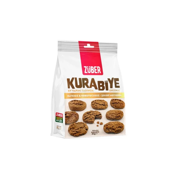 Züber Orijinal Yulaflı Kurabiye 80 Gr Yulaflı ürün görseli 1